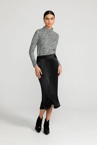 LOVJOI Damen vegan Rock Leonne Schwarz