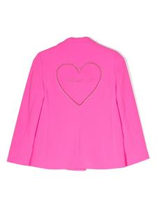 missblumarine Miss Blumarine Blazer met enkele rij knopen - Roze