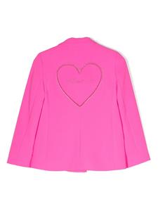 Miss Blumarine single-breasted blazer - Roze