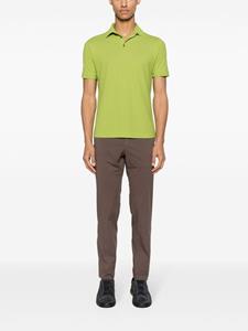 Incotex mid-rise twill chino trousers - Bruin