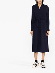laurenralphlauren Lauren Ralph Lauren Wikkeljurk - Blauw