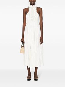 philosophydilorenzoserafini Philosophy Di Lorenzo Serafini Midi-jurk met ruches - Beige