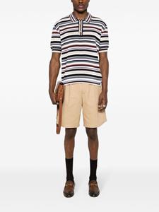Missoni Gestreept gebreid poloshirt - Wit
