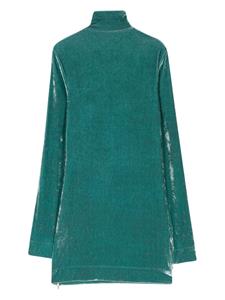 jilsander Jil Sander Fluwelen mini-jurk - Blauw