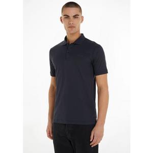 Calvin klein Slim polo in katoen, logo op borst