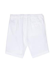 Il Gufo Linnen mid waist shorts - Wit