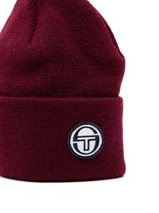 Sergio Tacchini logo-embroidered beanie - Rood