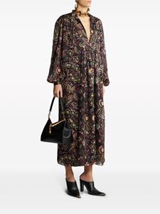 ETRO Jurk met bloemenprint - Zwart