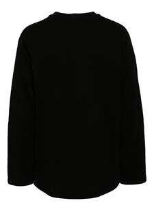 By Walid crew-neck cotton jumper - Zwart