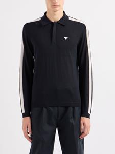 emporioarmani Emporio Armani Trui met geborduurd logo - Zwart