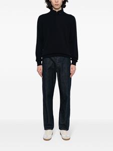 N.Peal Gebreid poloshirt - Blauw