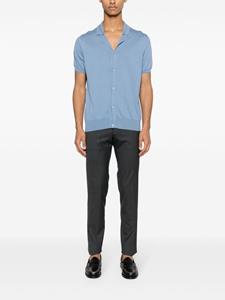 Incotex Mid waist broek van scheerwol - Grijs