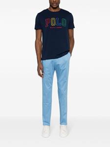 PT Torino mid-rise slim-fit tailored trousers - Blauw