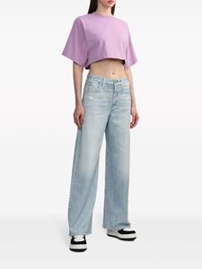 rag&bone rag & bone Mid waist jeans met wijde pijpen - Blauw