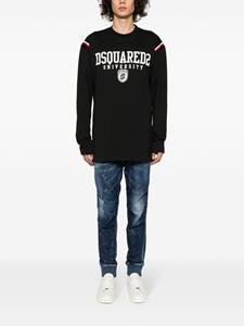 Dsquared2 distressed slim-fit track jeans - Blauw