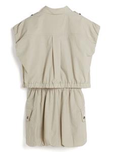 brunellocucinellikids Brunello Cucinelli Kids Gelaagde jurk - Beige