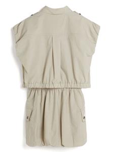 Brunello Cucinelli Kids Gelaagde jurk - Beige