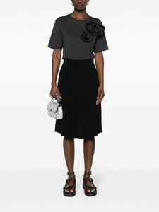 chanelpre-owned CHANEL Pre-Owned 1990s pre-owned mini-rok met geplooid detail - Zwart