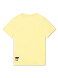dknykids Dkny Kids T-shirt met logoprint - Geel