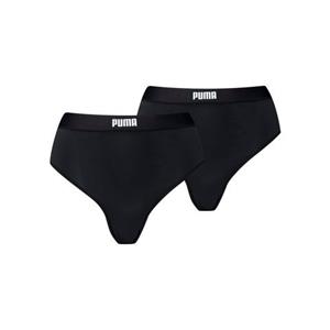 Puma 2-Pack Taille Brazilian slips - High Waist - Hoge dames microfiber onderbroek