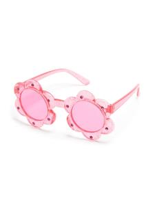 Monnalisa round-frame sunglasses - Roze