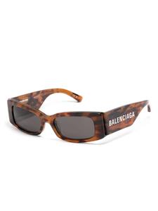 balenciagaeyewear Balenciaga Eyewear Zonnebril met rechthoekig montuur - Bruin