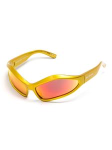 Balenciaga Eyewear Fennec geometric-frame sunglasses - Geel