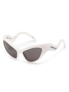 Balenciaga Eyewear oversize-frame sunglasses - Wit