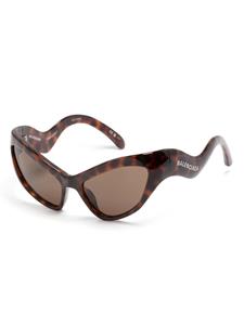 balenciagaeyewear Balenciaga Eyewear Zonnebril met oversized montuur - Bruin