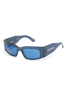 Balenciaga Eyewear rectangle-frame sunglasses - Blauw