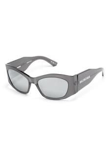 Balenciaga Eyewear Zonnebril met rechthoekig montuur - Zwart