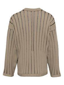 CFCL Louver ribgebreide trui - Beige