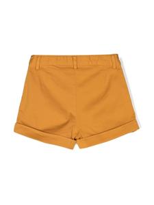Il Gufo pleated cotton chino shorts - Bruin