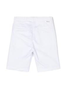 paolopecorakids Paolo Pecora Kids Shorts met detail - Wit