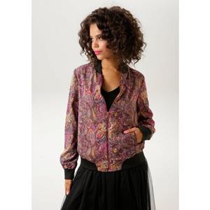 Aniston CASUAL Blouson, mit farbharmonischem, verspieltem Paisley-Muster - NEUE KOLLEKTION