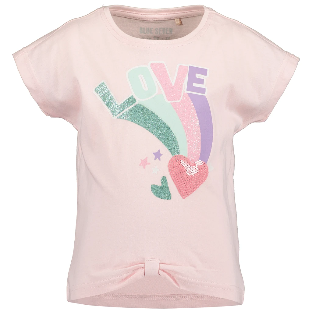 blueseven-collectie Blue Seven-collectie T-shirt Rainbow (rose orig)