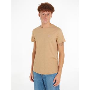 TOMMY JEANS Slim T-shirt jaspé, ronde hals