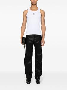 marineserre Marine Serre Tanktop met borduurwerk - Wit