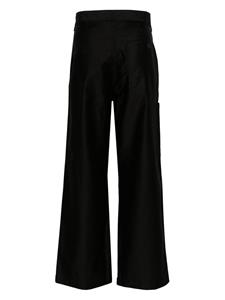 Danton Straight katoenen broek - Zwart