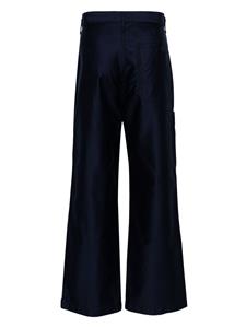 Danton Straight katoenen broek - Blauw
