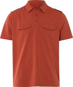 Your Look... for less! Heren Poloshirt met korte mouwen roestrood Größe