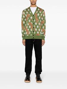 Kenzo Drawn Varsity straight jeans - Zwart