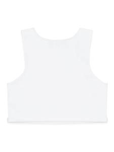 dsquared2kids DSQUARED2 KIDS Cropped top met vierkante hals - Wit