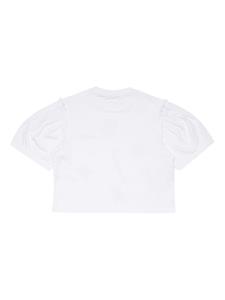 marnikids Marni Kids T-shirt met bloemenprint - Wit