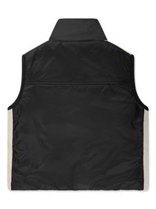 palmangelskids Palm Angels Kids Bodywarmer met logoprint - Zwart