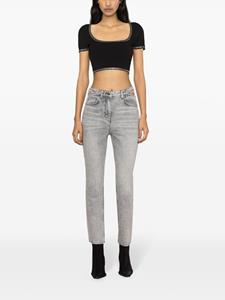 IRO Indro cut-out tapered jeans - Grijs
