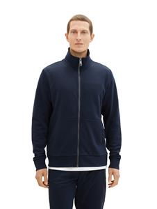 TOM TAILOR Sweatjacke, mit Stehkragen und Print