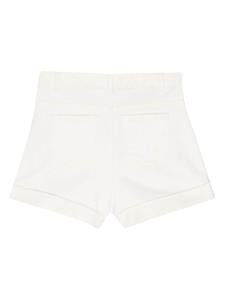 TWINSET Shorts met knoopdetail - Wit