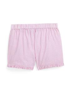 poloralphlaurenkids POLO RALPH LAUREN KIDS Gestreepte seersucker katoenen shorts - Roze