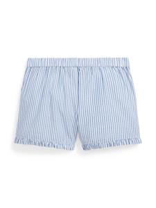 poloralphlaurenkids POLO RALPH LAUREN KIDS Gestreepte seersucker shorts - Blauw